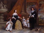 Gonzales Coques The Family of Jan Baptista Anthonie oil on canvas